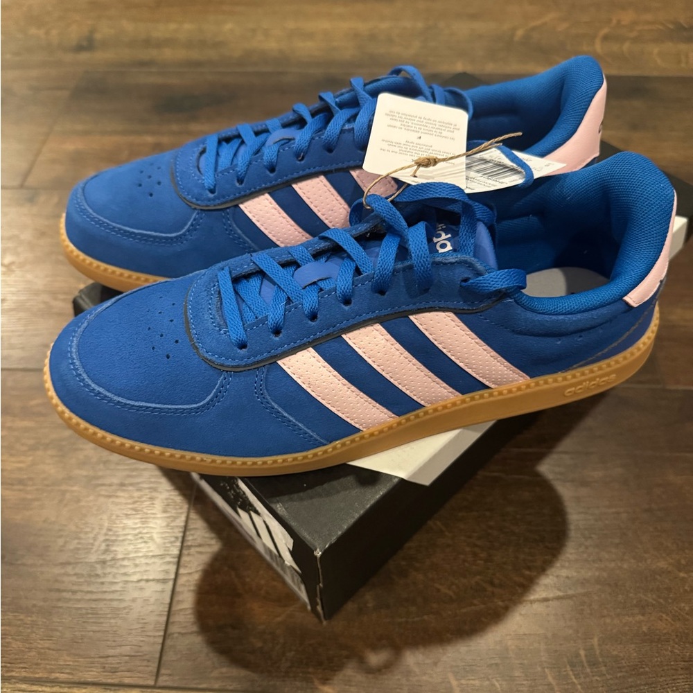 adidas Blue and Pink Athletic Shoes
